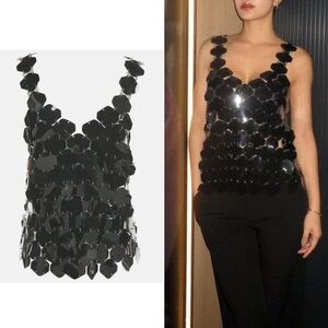 Paco Rabanne Chainmail Vest Black